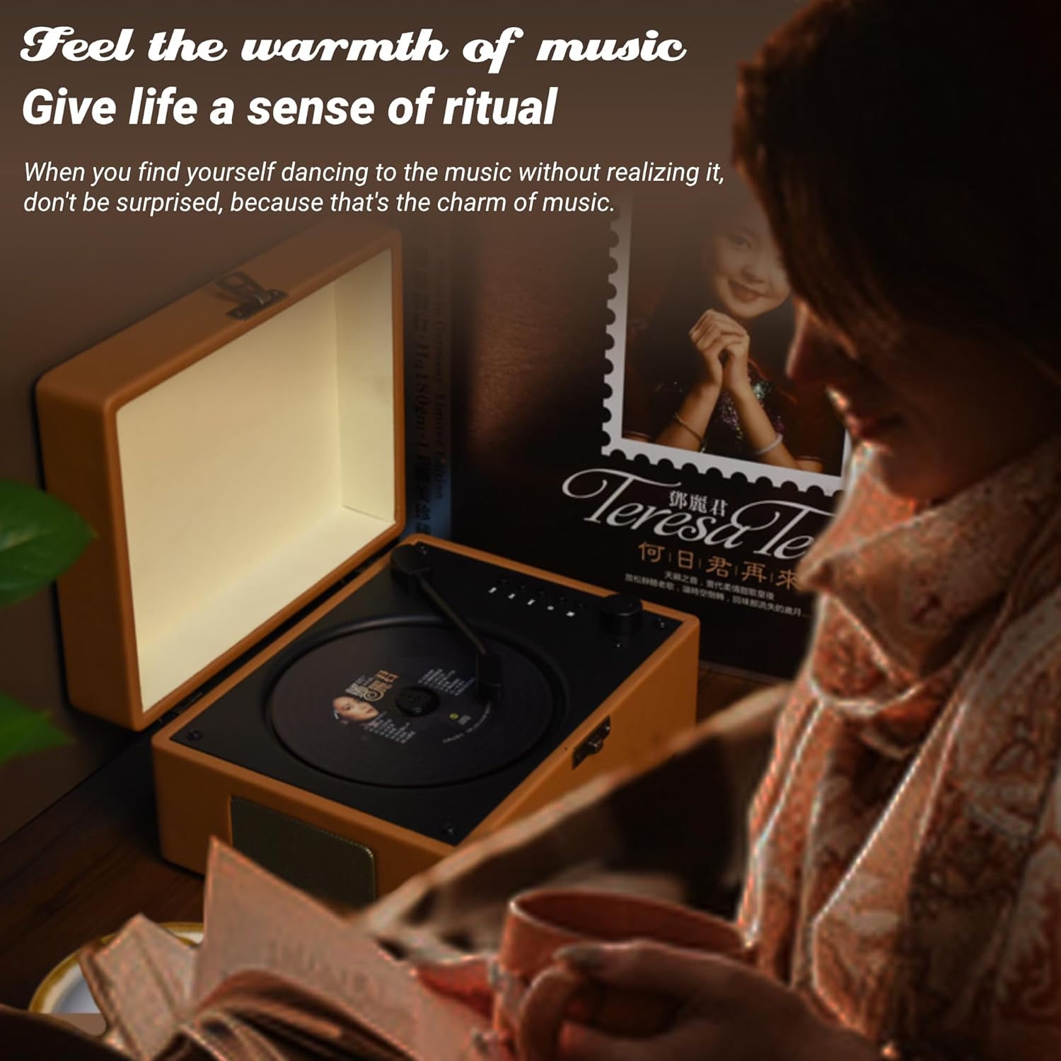 Vintage Suitcase CD Player